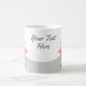 Flamingo Liebe Large Moon Text Tasse (Mittel)