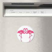 Flamingo-Liebe Magnet (In Situ (Geschirrspüler))