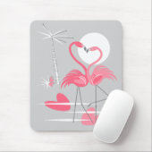 Flamingo Liebe mousepad vertikal (Mit Mouse)