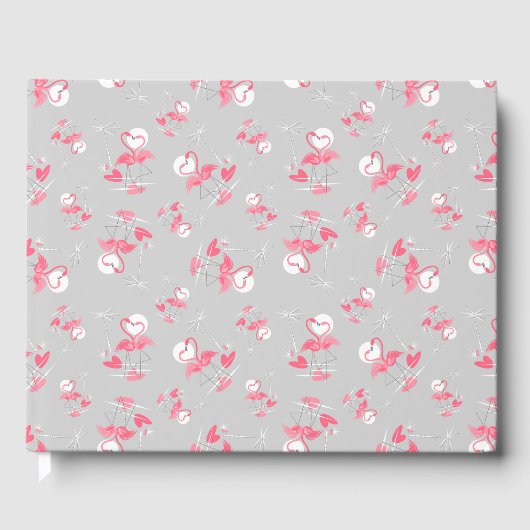 Flamingo Liebe Multi Gästebuch (Vorderseite)