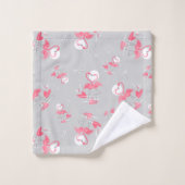 Flamingo Liebe Multi Handtuch Set (Waschlappen)