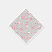Flamingo Liebe Multi Paper Napkins Serviette (Ecke)