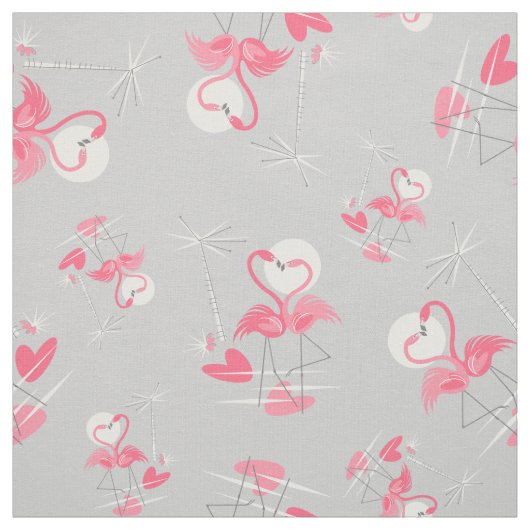Flamingo Liebe Multi Stoff klein (Muster)