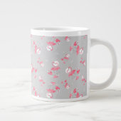 Flamingo Liebe Multi-Tasse Knochensturm Jumbo-Tasse (Rechts)