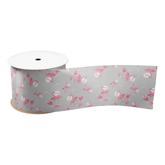 Flamingo Liebe Multiband-Satin Satinband (Spule)