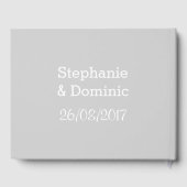 Flamingo Liebe Name Daten zurück Gästebuch (Rückseite)