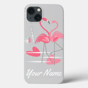 Flamingo Liebe Name IPad Mini Fall iPhone 13 Hülle