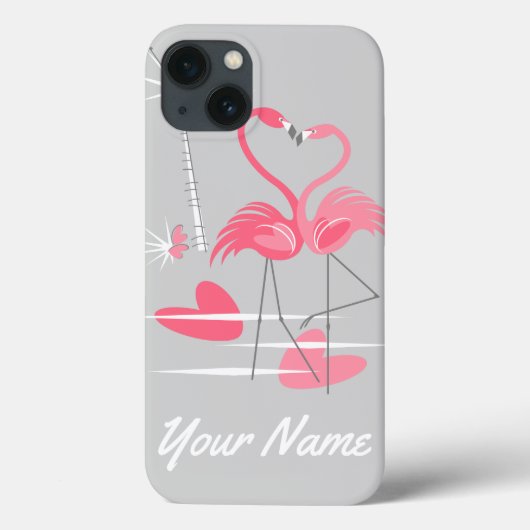 Flamingo Liebe Name IPad Mini Fall Case-Mate iPhone Hülle (Rückseite)