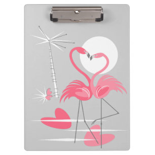 Flamingo Liebe Name Zwischenablage Klemmbrett