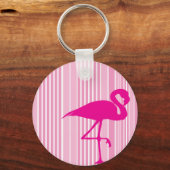 Flamingo-Liebe Schlüsselanhänger (Vorderseite)