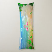 Flamingo-Liebe Seitenschläferkissen (Rückseite (Vertikal))