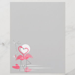 Flamingo Liebe Side letterhead