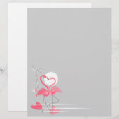 Flamingo Liebe Side letterhead (Vorne/Hinten)