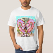Flamingo-Liebe T-Shirt (Vorderseite)