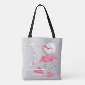 Flamingo-Liebe-Tasche Tasche (Rückseite)
