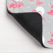 Flamingo Liebe Tiled Mousepad horizontal (Ecke)