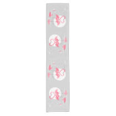 Flamingo Liebe Tischläufer (Vorderseite)