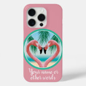 Flamingo-Liebe (Tropisches Valentin) Case-Mate iPhone Hülle (Rückseite)