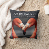 FLAMINGO Liebe Valentine Couple NUR DIE BEIDEN VON Kissen (Decke)