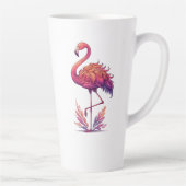 Flamingo Liebhaber Groß Milchtasse (Rechts)