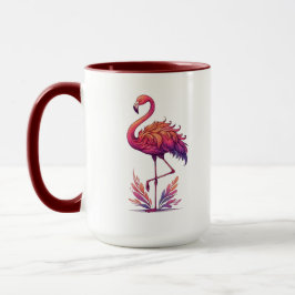 Flamingo-Liebhaber Große Kombi Tasse