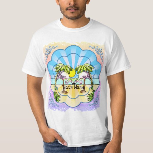 Flamingo Liebhaber T-Shirt (Vorderseite)