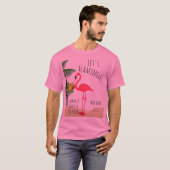 Flamingo ließ uns Flamingle T-Shirt (Vorne ganz)