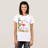 Flamingo ließ uns Flamingle T-Shirt (Vorne ganz)