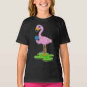 Flamingo Lollipop Candy T-Shirt (Vorderseite)
