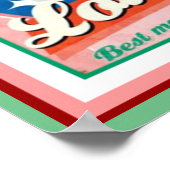 Flamingo Lounge Poster 13 x 19 (Ecke)