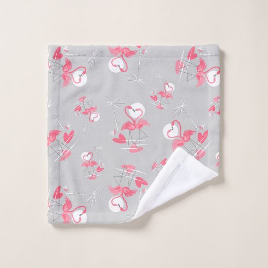 Flamingo Love Waschlappen Multi (Waschlappen)
