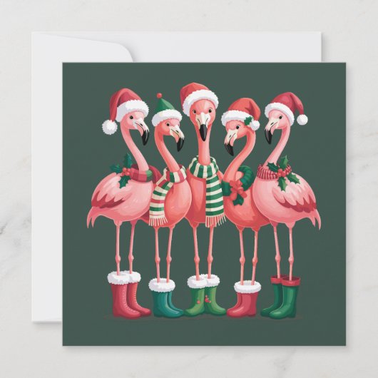 Flamingo Lover Geschenk Weihnachten Frohe Weihnach (Vorderseite)