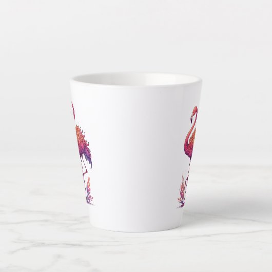 Flamingo Lover Milchtasse (Vorderseite)