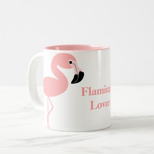 Flamingo Lover Tasse (Vorderseite Links)