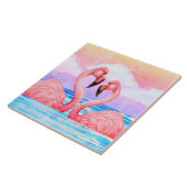 Flamingo Lovers Fliese (Seite)