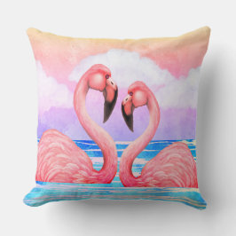 Flamingo Lovers Kissen