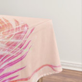 Flamingo Lovers | Niedlicher Flamingo Bird mit Blä Tischdecke (Beispiel)