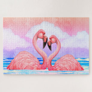 Flamingo Lovers Puzzle