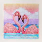 Flamingo Lovers Puzzle (Vertikal)