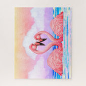 Flamingo Lovers Puzzle (Vertikal)