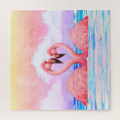 Flamingo Lovers Puzzle (Vertikal)