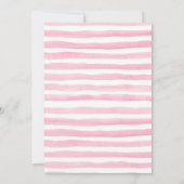 Flamingo-Luau-Geburtstagsladung Einladung (Rückseite)