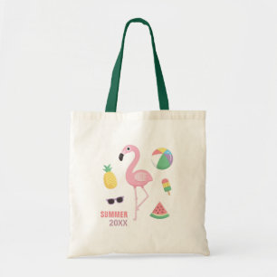 Flamingo Luau Mädchen-Taschen-Tasche des Tragetasche