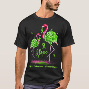 Flamingo Lyme-Krankheit Bewusstsein T-Shirt