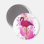 Flamingo Magnet (Vorderseite/Rückseite)