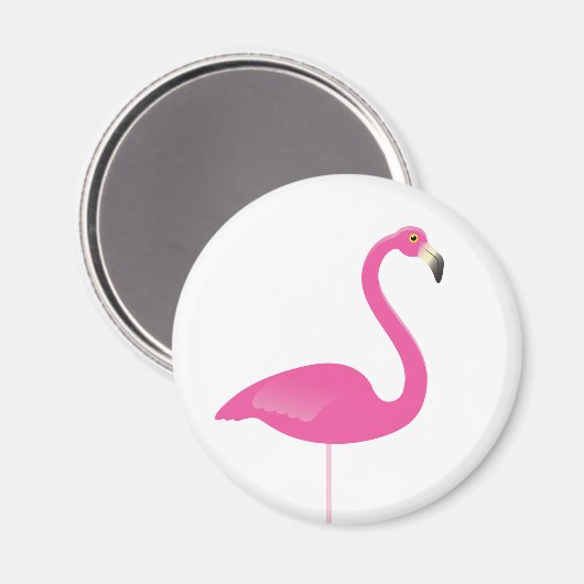 Flamingo Magnet (Vorderseite/Rückseite)
