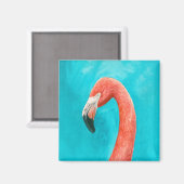 Flamingo Magnet (Vorderseite/Rückseite)