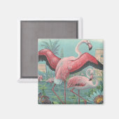 Flamingo Magnet (Vorderseite/Rückseite)