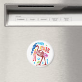 Flamingo Magnet (In Situ (Geschirrspüler))