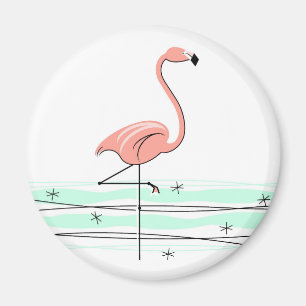 Flamingo-Magnet Magnet